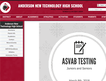 Tablet Screenshot of anths.auhsd.net